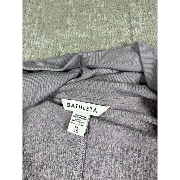 Athleta Lavender Studio Wrap Open Front Cardigan Sweater Size XL - Picture 2 of 6